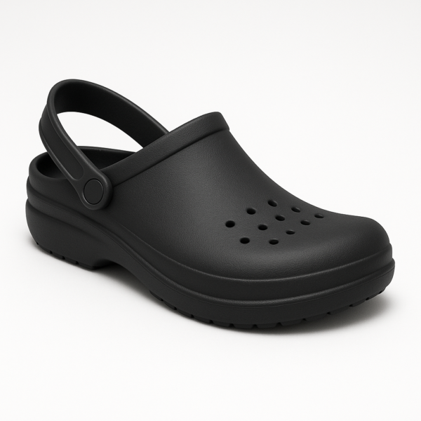 MediStep Rubber Clogs Black