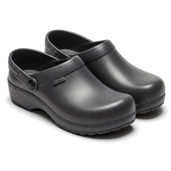 Nursing Grip Work Clogs Black